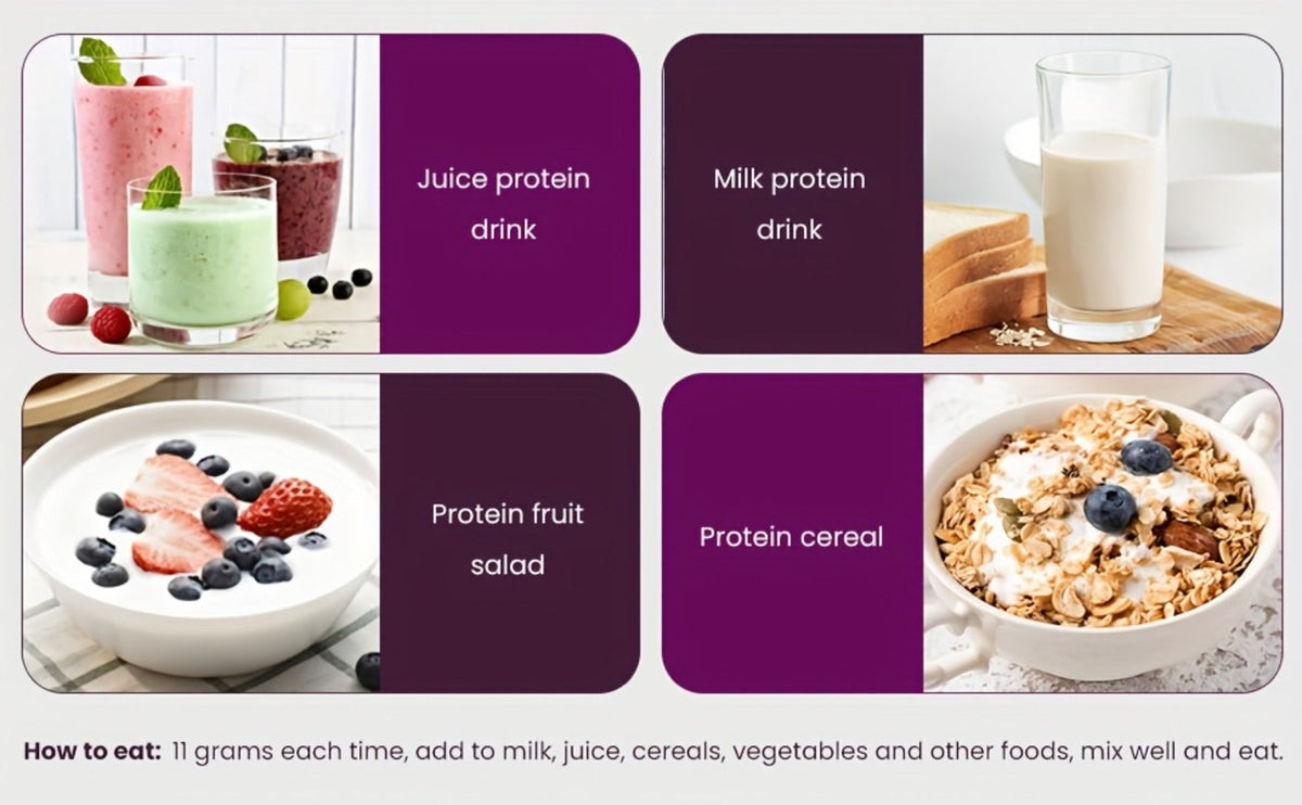 Collagen Powder Multi- Complex, Hydrolyzed Types I, II & III with Skin Nutrients for, Skin Elasticity