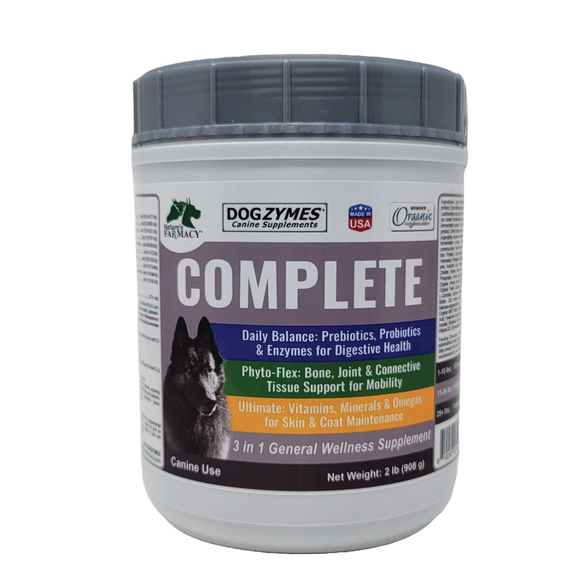 All-in-One Dog Nutrition Supplement Jar - 2 lb