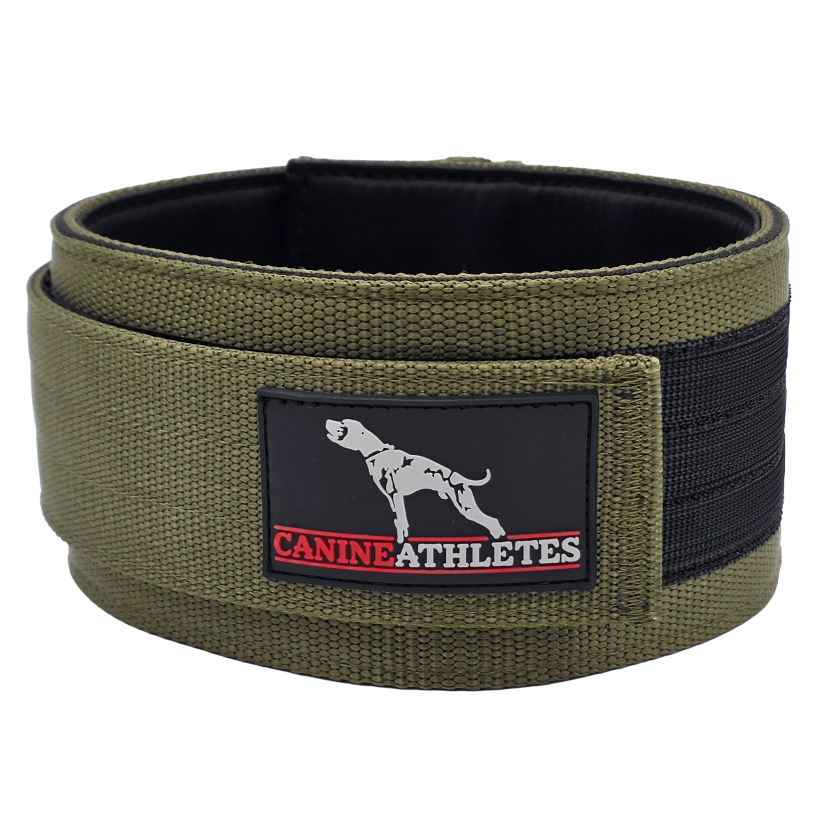 Weighted Working Dog Collar Military Green / 3LB