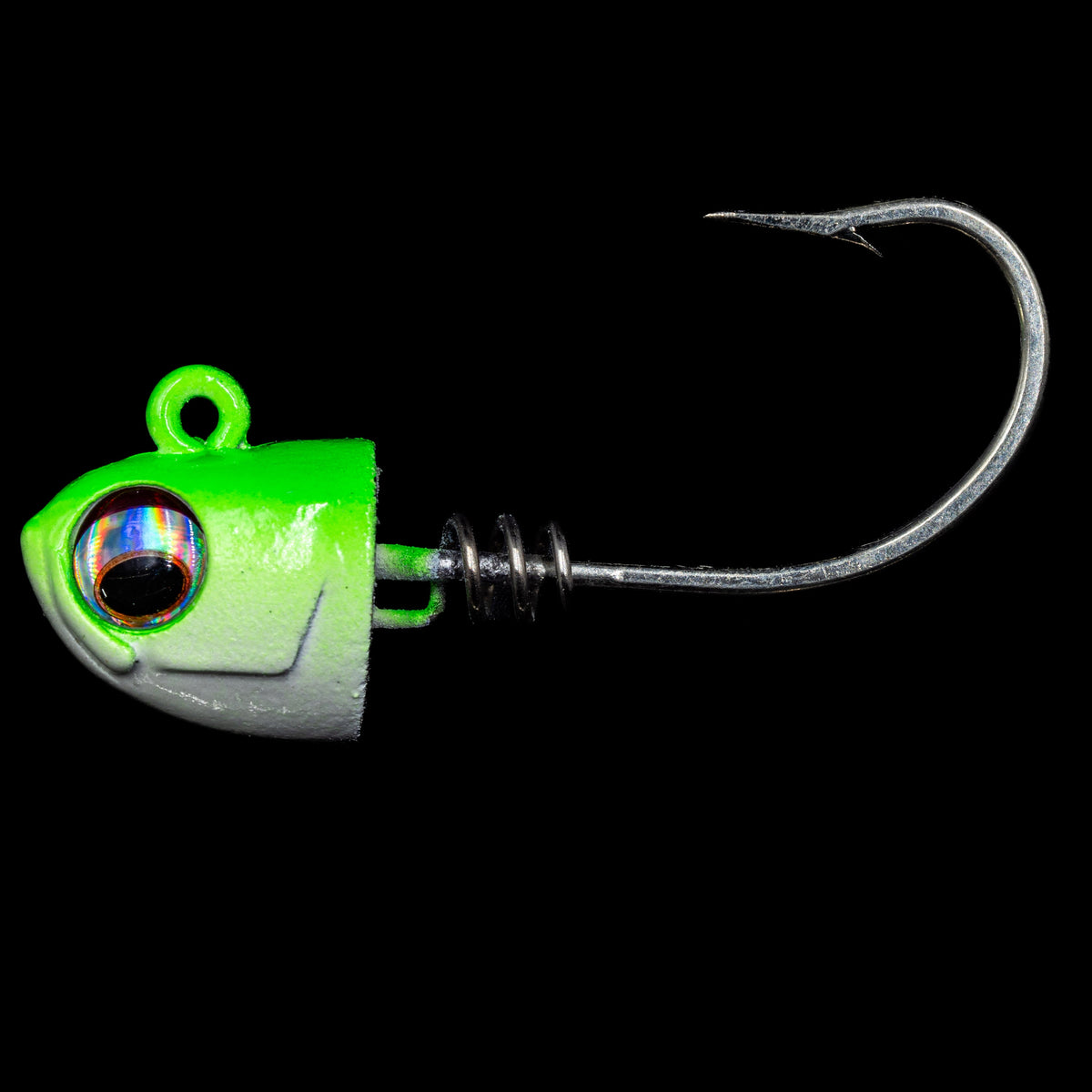 5-Inch Swimbait Jig Heads, Lead / Limesider / 2