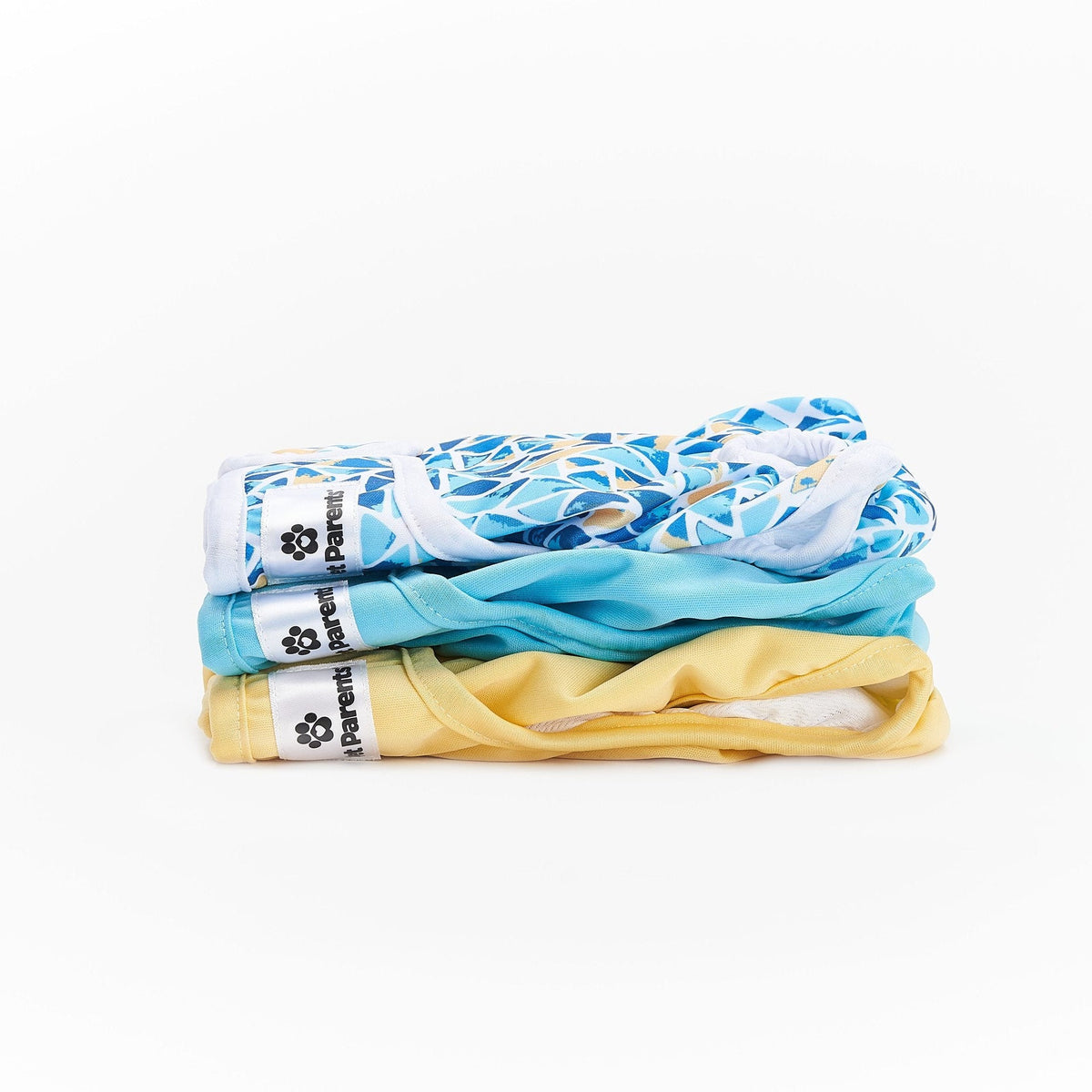 Washable Dog Diapers, Puddle (3 Pattern Pack) / Small ( 9-15")