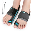Adjustable Big Toe Separator Splint Pair with Two Metal Angle Bars, Double Straps and MB1Q Checkout Model