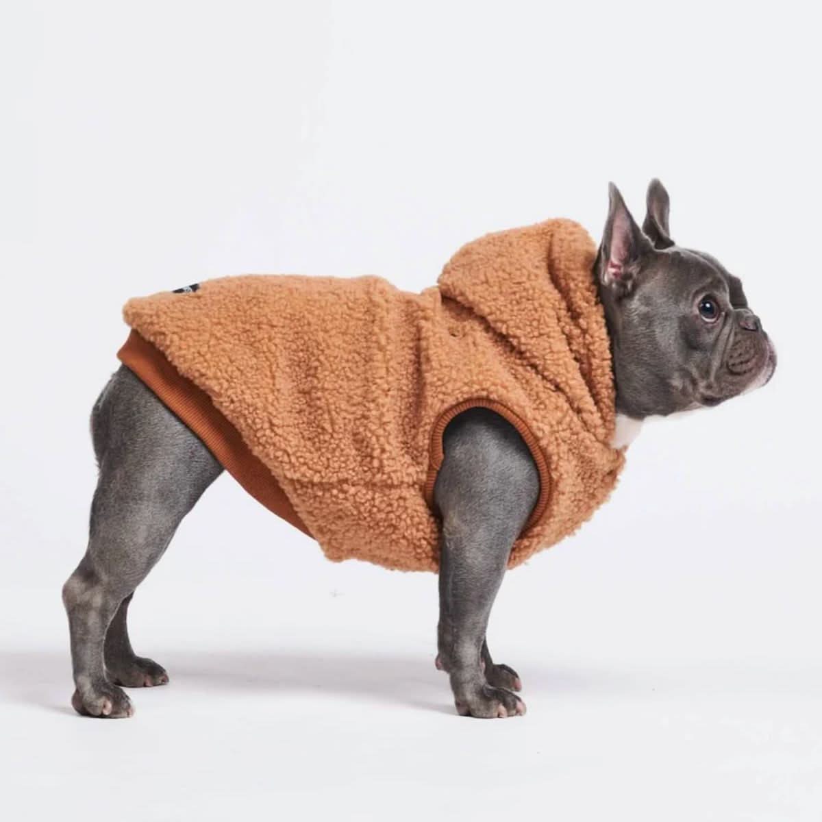 Brown Teddy Sherpa Fleece Dog Jacket product image 1