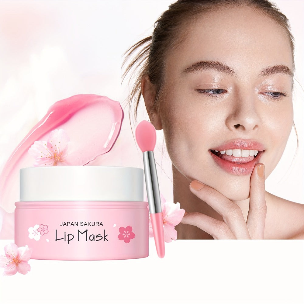 Skincare Set with LAIKOU Label, 10 Sakura Products for Cleanser Serum Cream Mask Lip and Eye Steps
