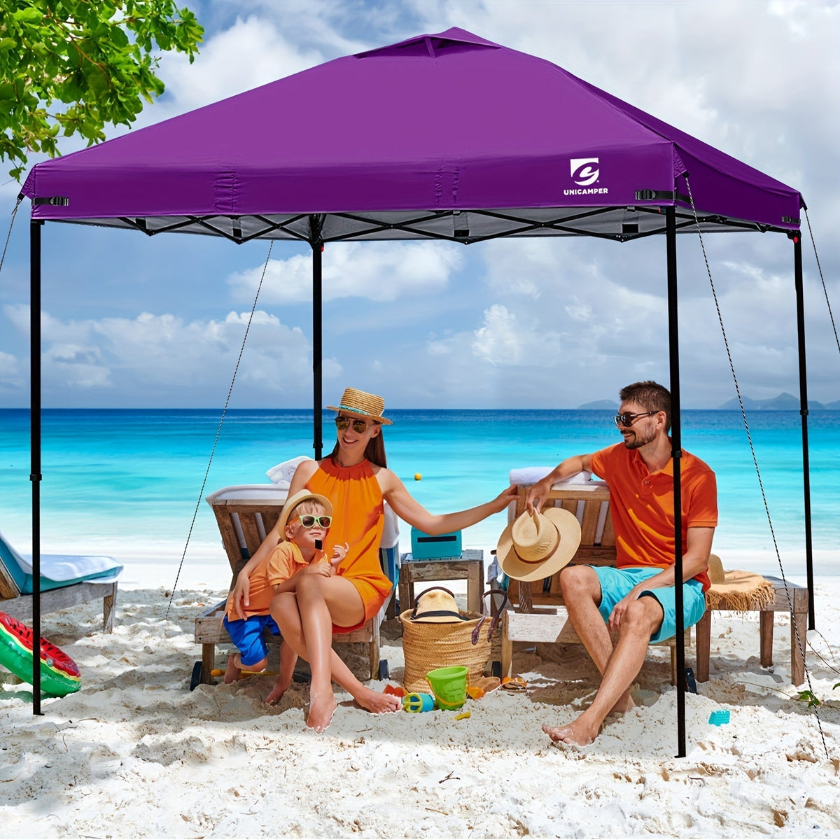 10x10 Canopy Replacement Top Cover for Straight Leg Tents – Ventilation Ports, Instant Shade, 11 Color Options