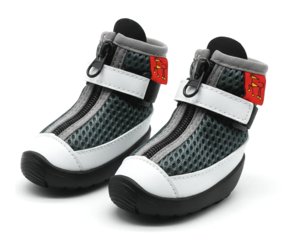 Greyhound and Whippet Dog Boots, X Large - Street Chic (light grey)