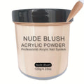 120g Acrylic Nail Powder Jar in Nude Blush, Beige or Beige Nude for Use with Compatible Acrylic Liquid