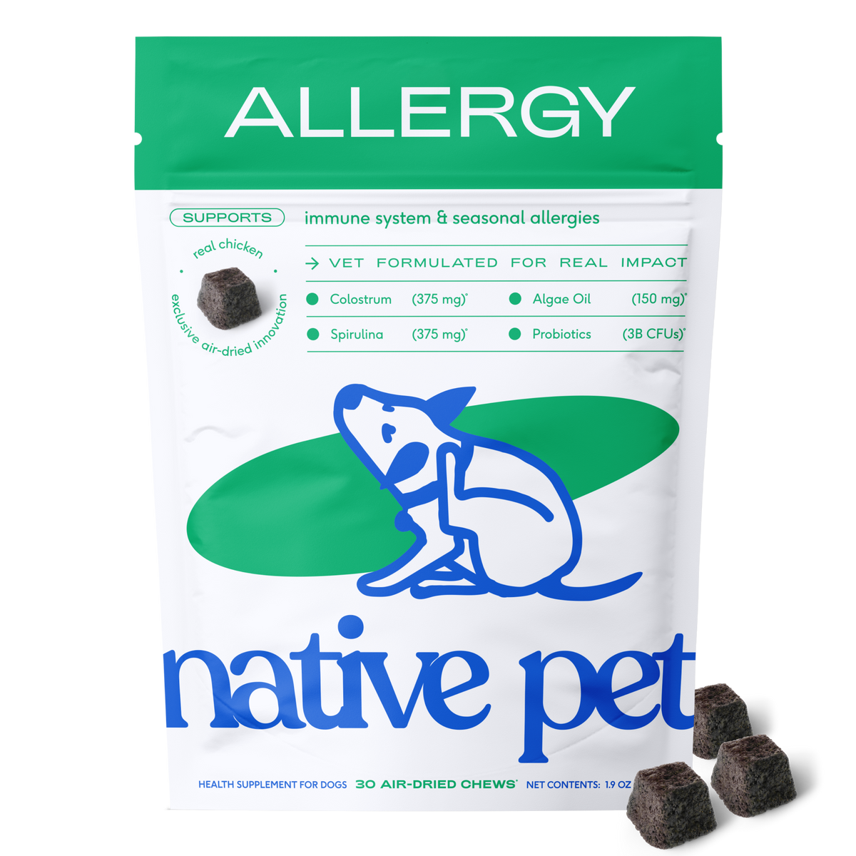 Native Pet Allergy Chews for Dogs