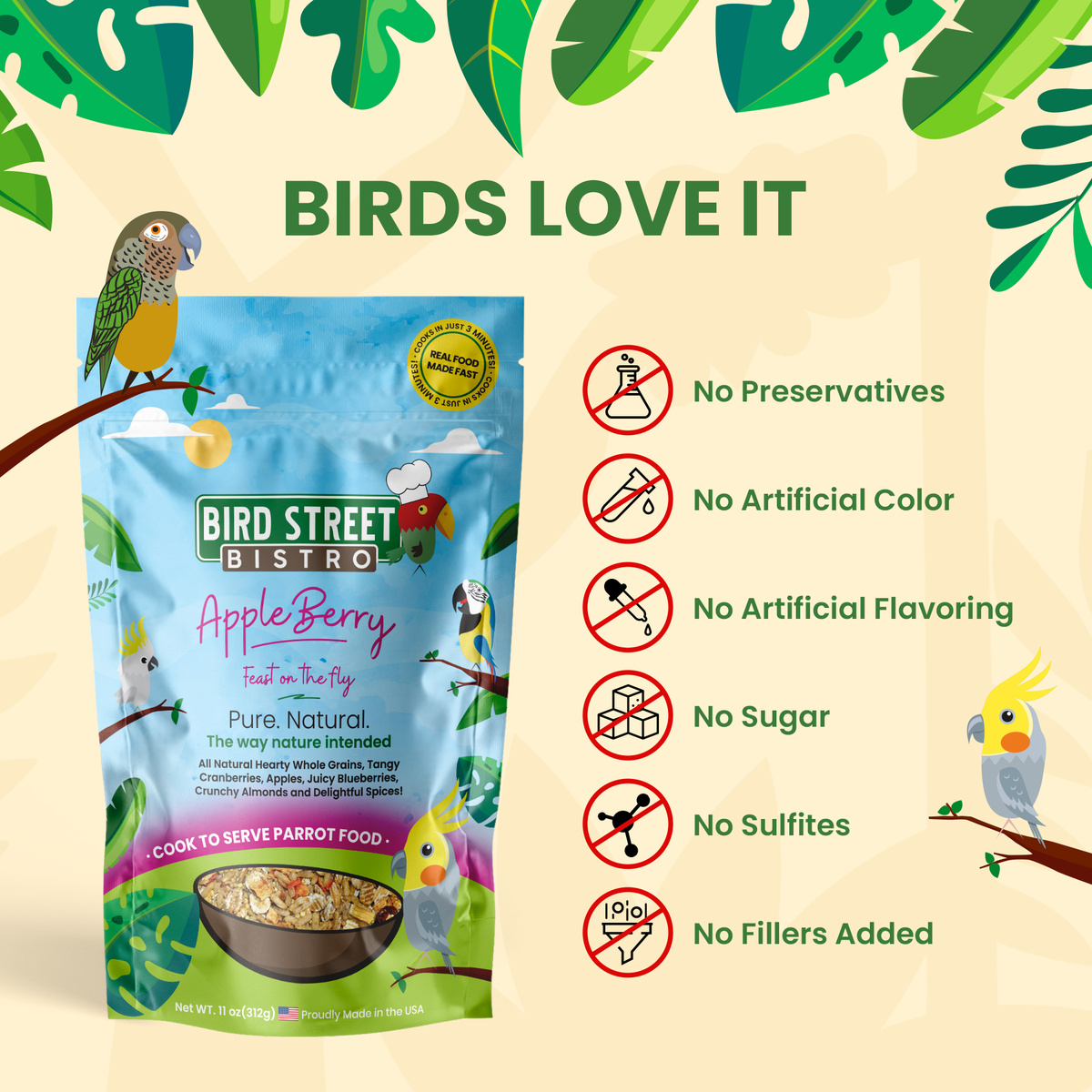 AppleBerry Parrot Food product image 4