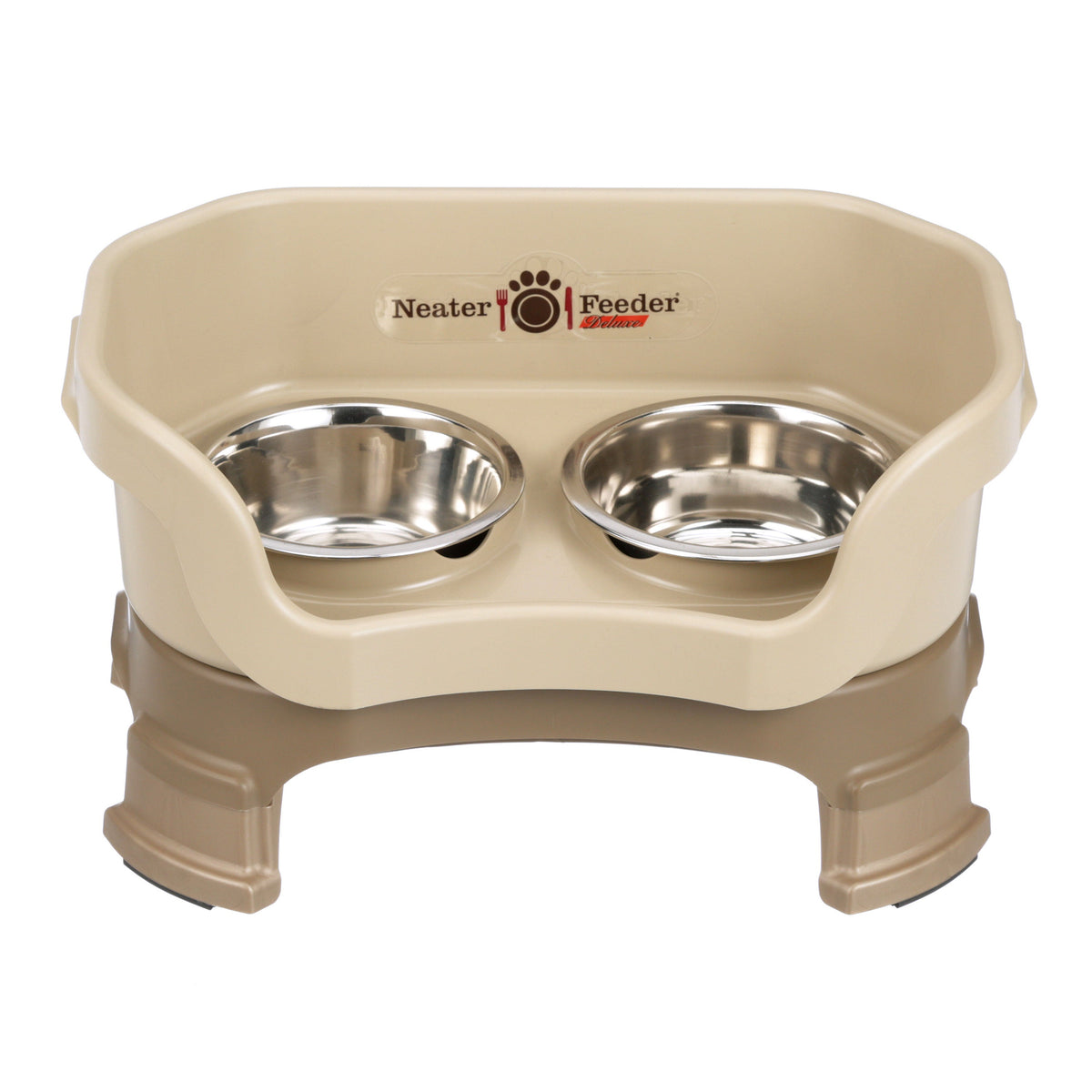 Elevated Dog Feeder, Cappuccino / Small