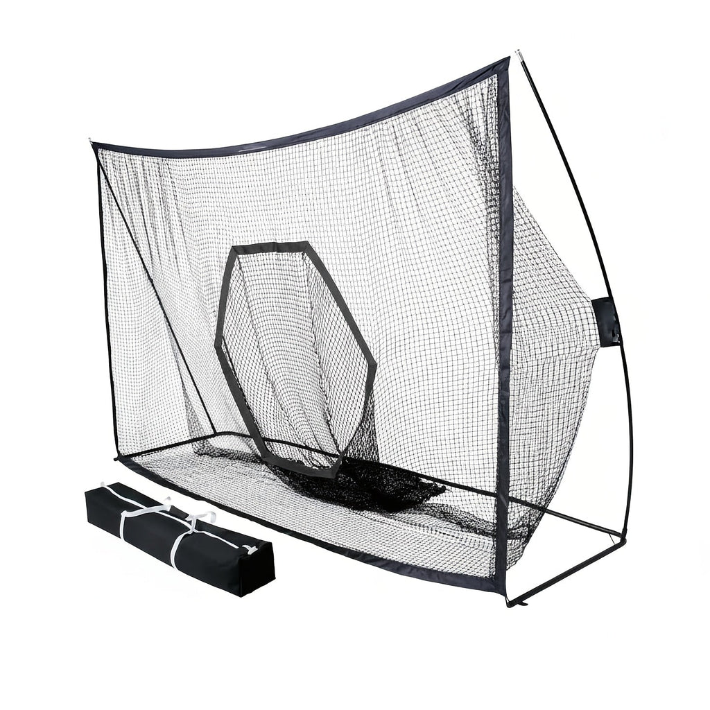 Golf Practice Net with Target & Swing Guide – 7x10 FT & 7x7 FT Driving Range Training Net, Easy Assembly, Indoor Outdoor Use