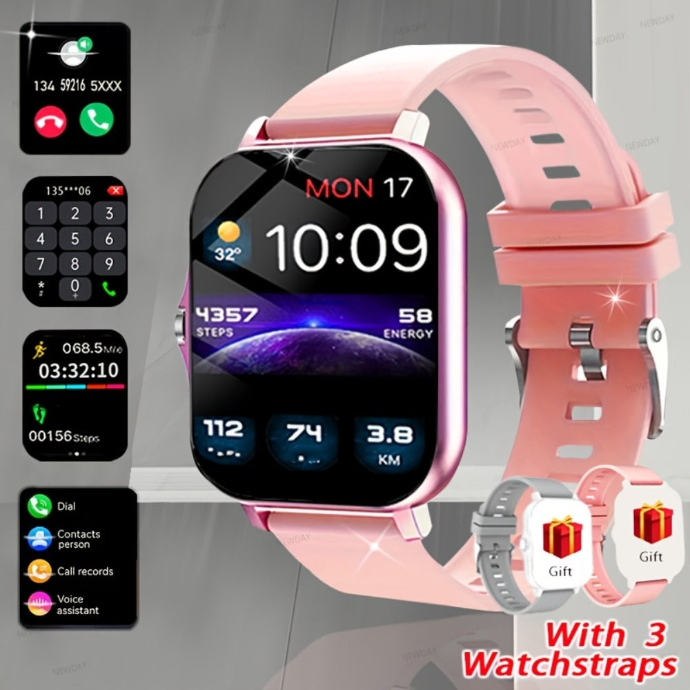 Smartwatch 1.83 Inch with Navigation, Calling, Multi-Sport Modes and Dual TPU Straps for Outdoors