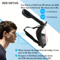 Full Face Snorkel Mask Panoramic – Large Frame Silicone Dry Top, Anti-Fog Wide View, Camera Mount, Waterproof Diving Mask for Adults Scuba