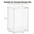 Acrylic Display Box for Pokemon ETB & Trading Cards – 6mm Stackable Magnetic Dustproof Case for Elite Trainer Box