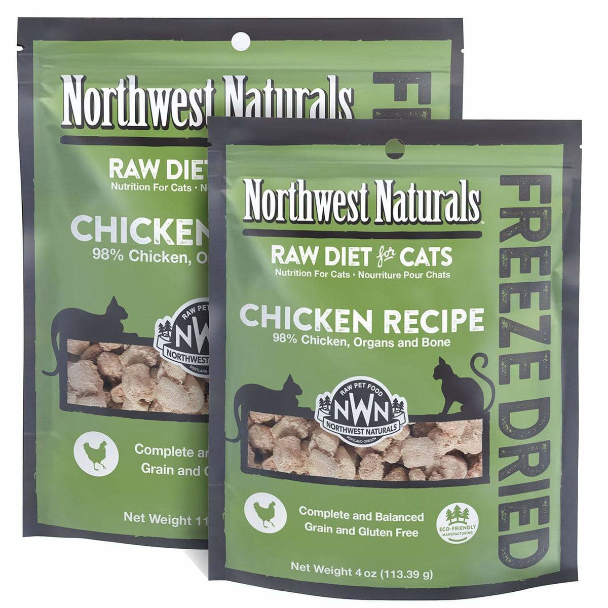 Freeze-Dried Raw Cat Food Nibbles, Chicken