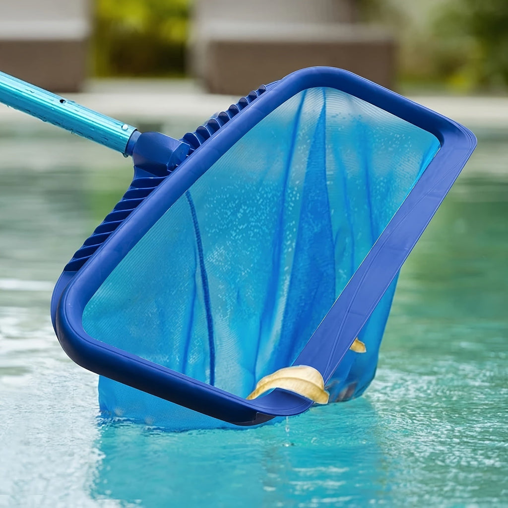 Pool Skimmer Net Fine Mesh | Heavy Duty Leaf Rake Pool Cleaning Tool