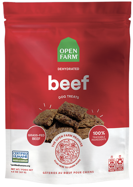 Dehydrated Beef Dog Treats, 4.5 oz