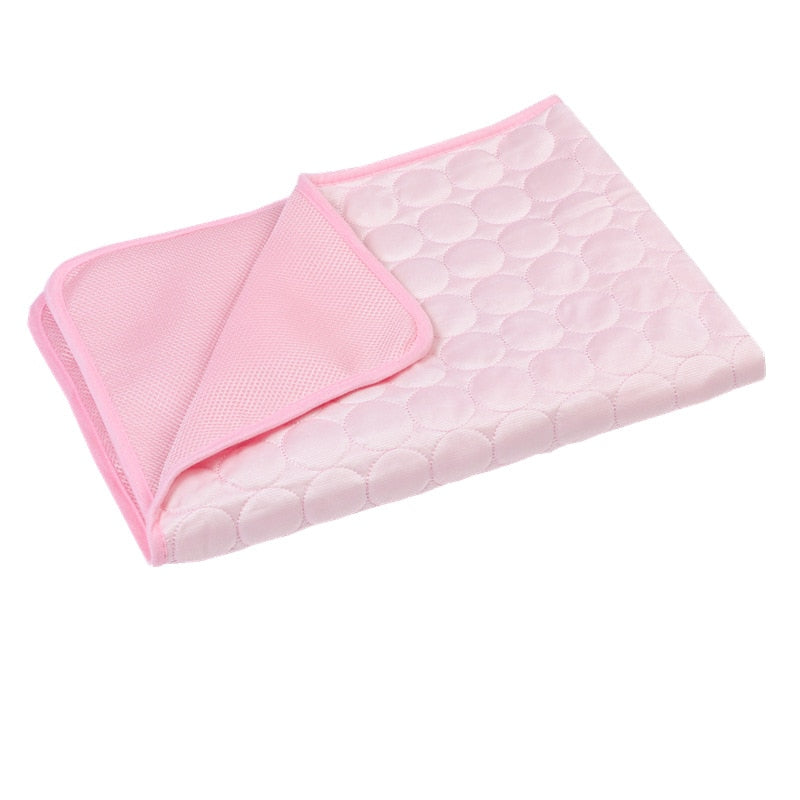 Washable Self-Cooling Pet Mat, Pink / S 50x40 cm