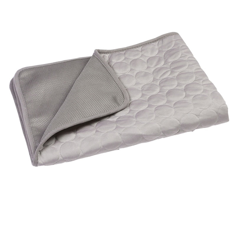 Washable Self-Cooling Pet Mat, Grey / S 50x40 cm