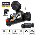 4-Channel 360° Dash Cam 1080P Front + 720P Rear Left Right All-Round Coverage, Quad-Screen Split Display, Night Vision, WDR, G-Sensor
