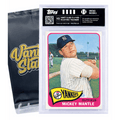 Sports Trading Cards, Baseball Mystery Display Slab with One-Slab or Two-Slab Options for Collectors