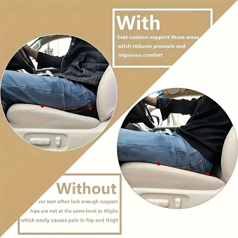 Car Neck Pillow & Seat Cushion – Memory Foam Cervical Support for Driving, Office & Home | Lumbar & Spine Relief Cushion