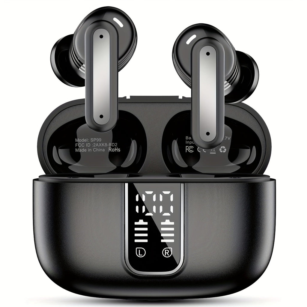 ENC Sports Wireless Earbuds ANKRIYUL Stereo Headphones Environmental Noise for Bedside Audio, Alarms and Room Entertainment