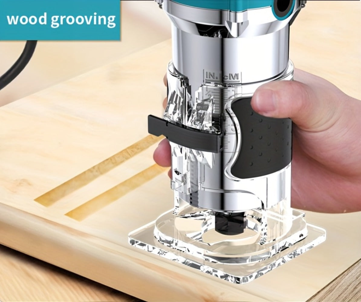 Power Tools Shi Tu Electric Wood Router and Edge Trimmer with Adjustable Speed and Accessory Bundle Options