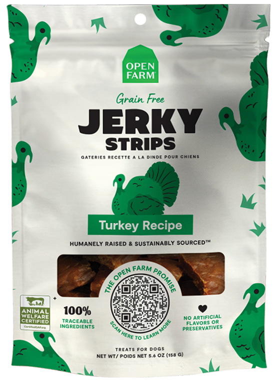 Grain Free Turkey Jerky Dog Treats, 5.6OZ