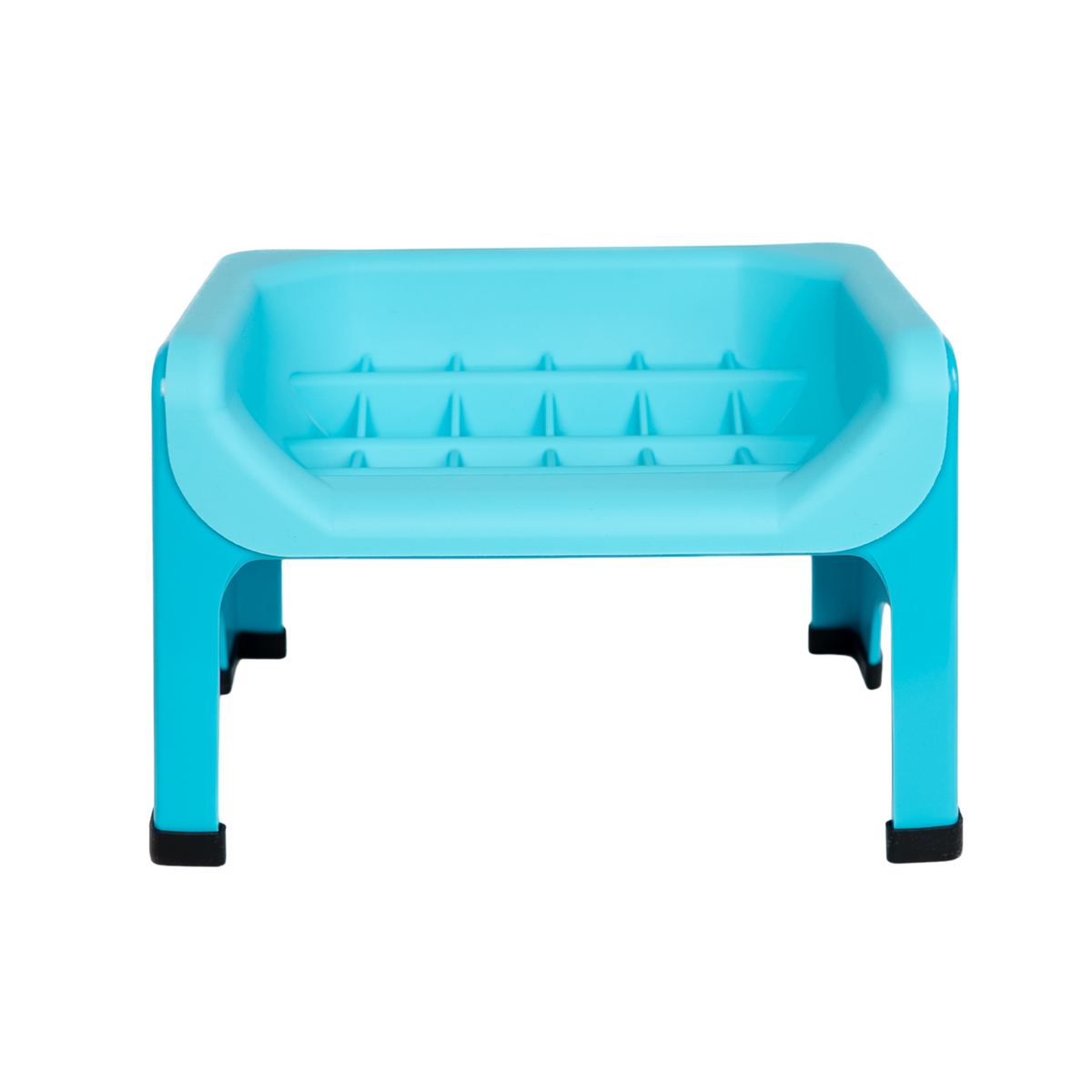 Elevated Pet Slow Feeder Bowl Set Teal