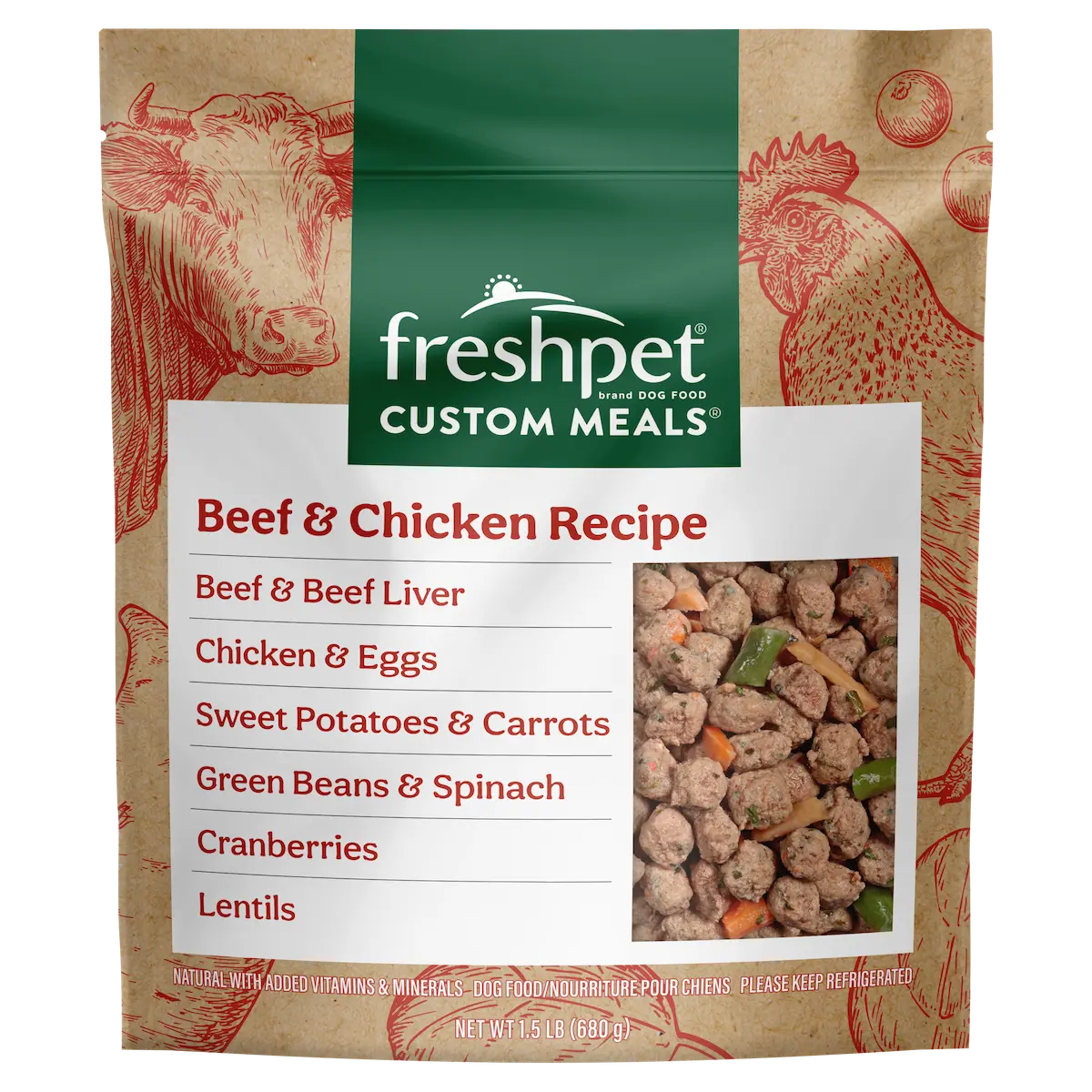 Fresh Beef and Chicken Dog Food product image 1