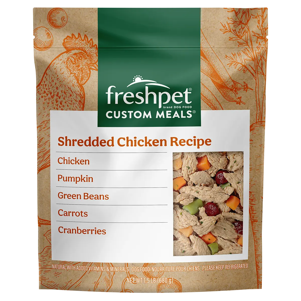 High Protein Shredded Chicken Dog Food product image 1