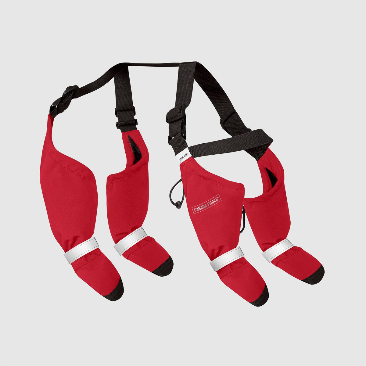 Dog Suspender Boots, Red / 1