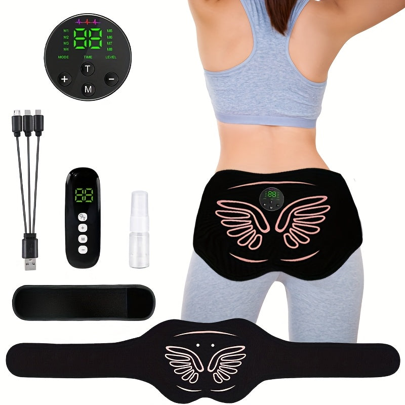 EMS Hip Trainer & Butt Stimulator with Remote Control, Rechargeable Electric Peach Butt Shaper for Women