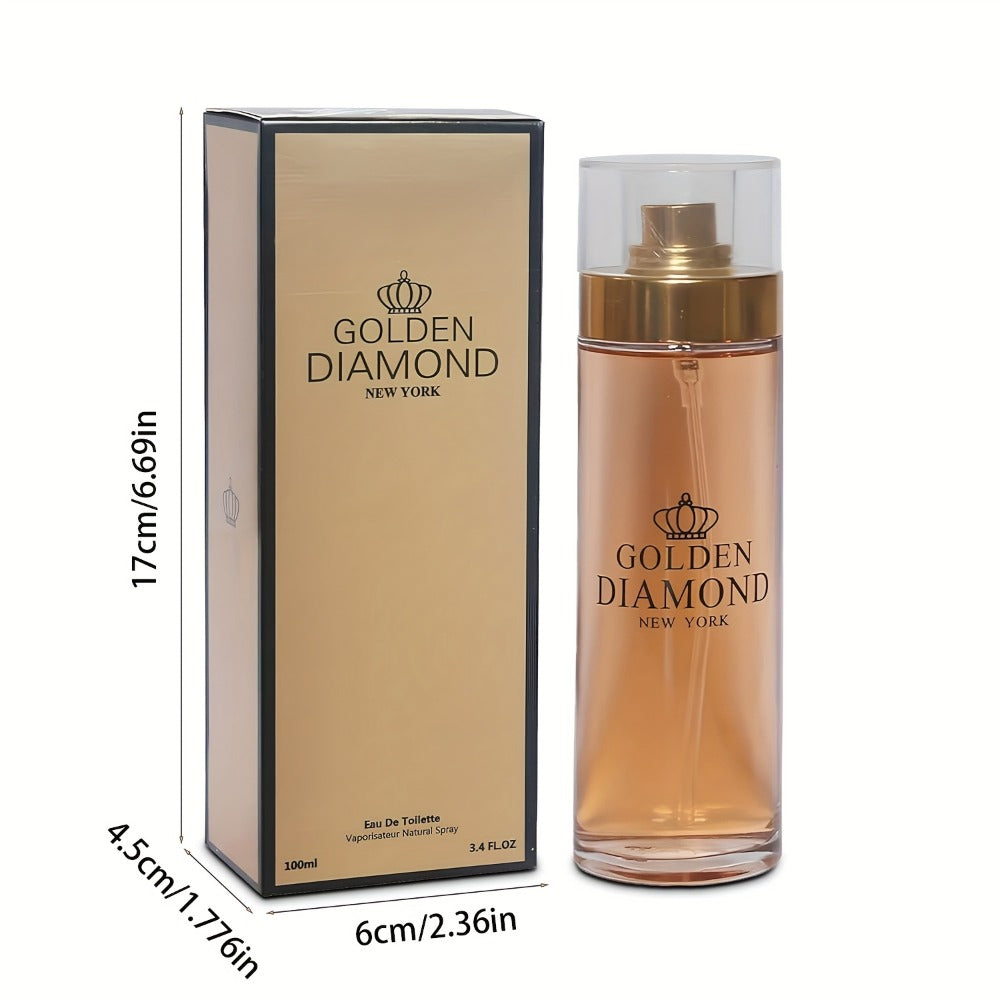 Women's Perfume Eau de Parfum Spray - Natural Fragrance for Women, Gorgeous Diamond Floral Scent for Daily Wear