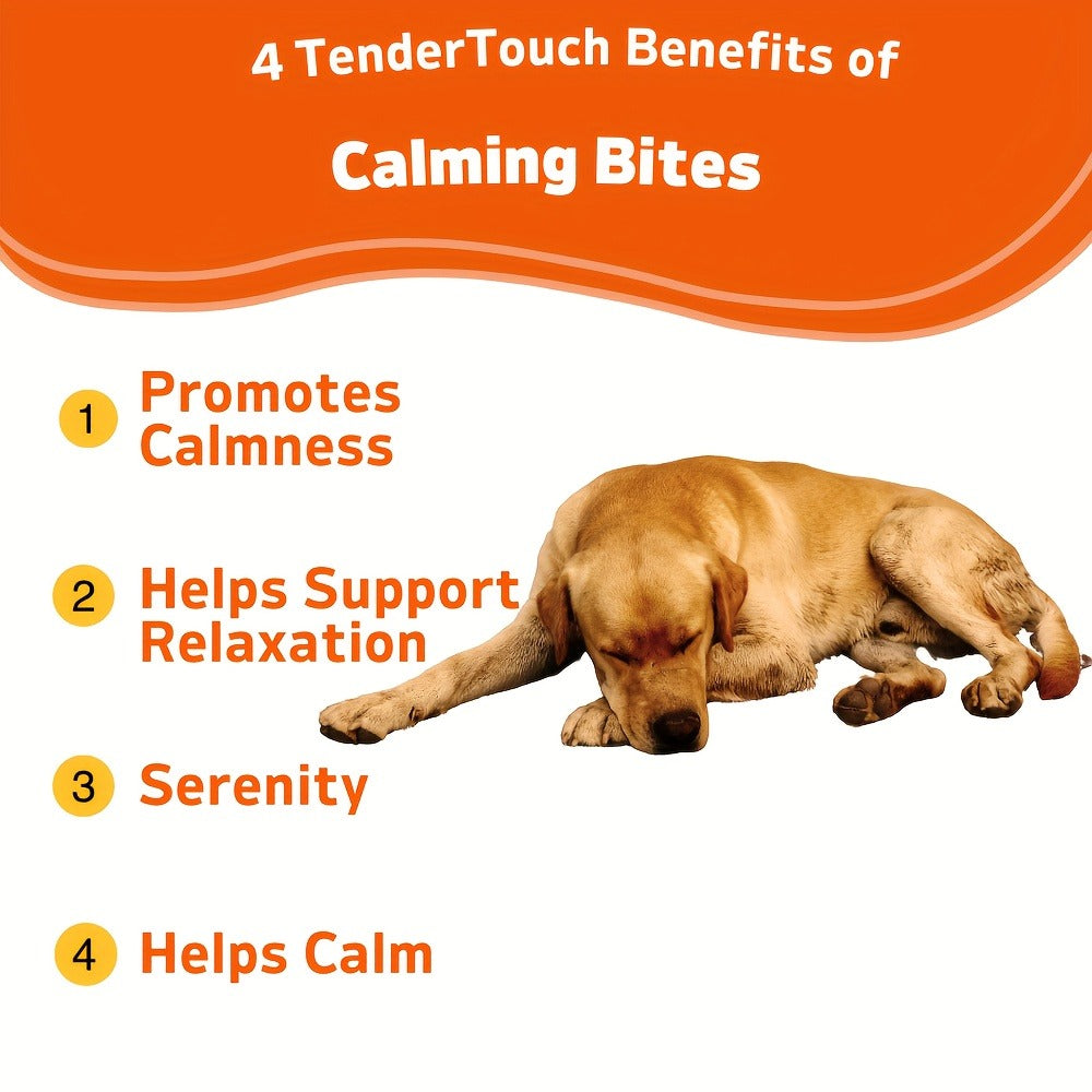 Dog Calming Chews 120ct | Natural Relaxation & Stress Relief Supplement for Dogs, Emotional Balance Support
