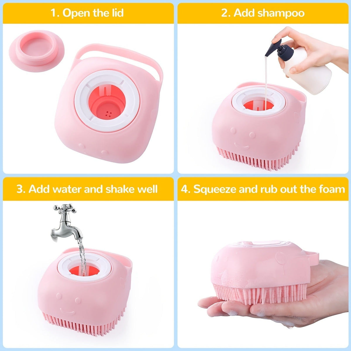 Pet Grooming Tool Set with Brushes, Combs, Nail Tools and Pink or Blue 9-Piece or 11-Piece Options
