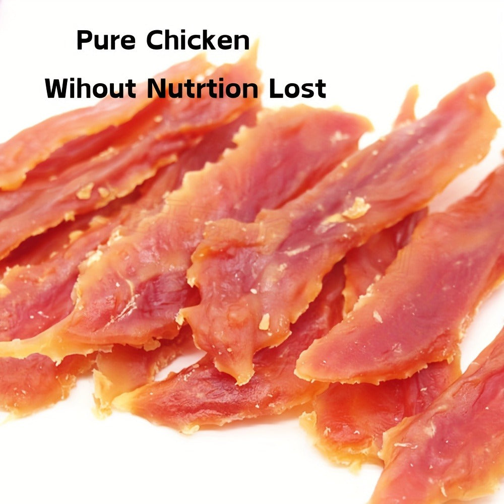 Dog Treats Chicken and Duck Jerky Chews in 200g or 400g Package Options for Dog Reward Use