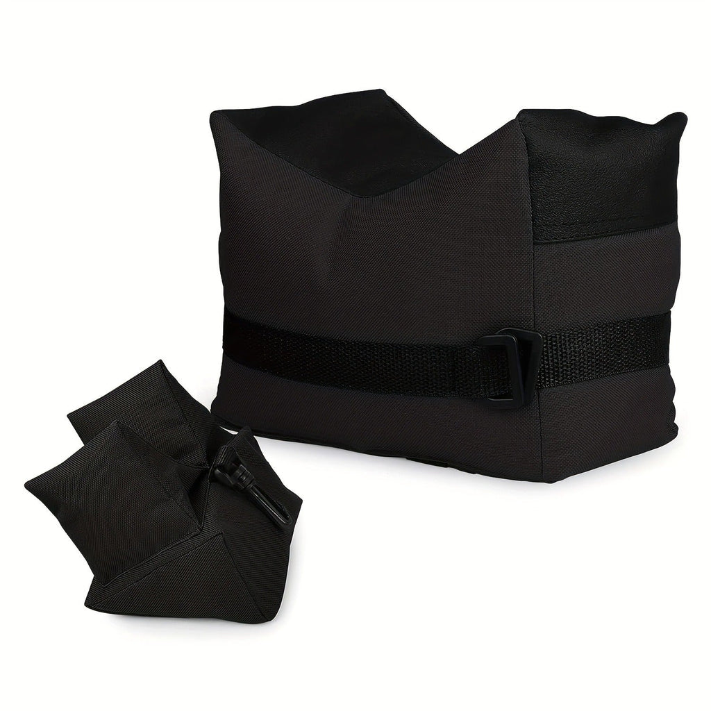 Shooting Rest Sandbag Bags Front & Rear Support Stand Holders for Rifle Gun Shotgun Bench Rest Target Sports Hunting Photography Unfilled