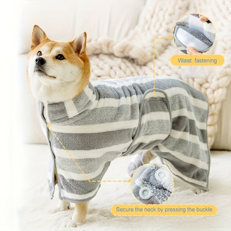 Microfiber Pet Towel Quick-Dry Super Absorbent Dog Bath Towel for Bathing Swimming Beach Outdoor S M L Gray Soft Lightweight Dog Grooming