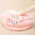 Plush Dog Bed Pad – Thick, Soft & Warm Pet Sleeping Mat for Dogs and Cats | Non-Slip Cozy Cushion Kennel Pad, Large Size 21.7×20×17.7 inch