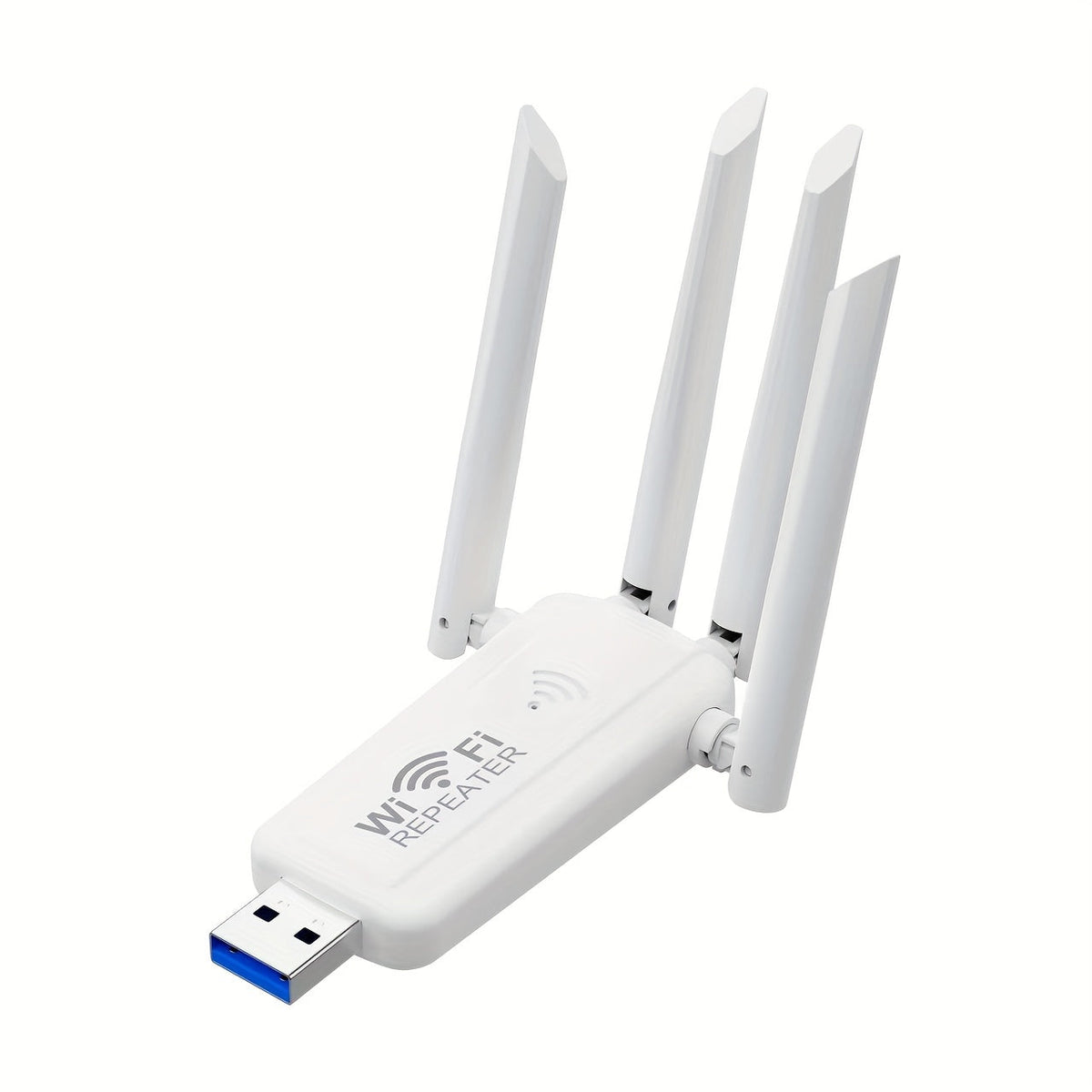 300Mbps WiFi Extender Plug-In Wall Design - Wireless Repeater & Signal Booster for Home Office, Apartment