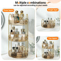 360 Rotating Makeup Organizer Skincare Storage Rack – Multi-Layer Detachable Cosmetic Organizer for Perfume, Lipstick, Skincare