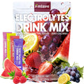 Electrolyte Drink Mix Powder - Zero Sugar, Zero Calorie Rapid Hydration with Vitamins C for Bath Time, Home Spa and Personal Care