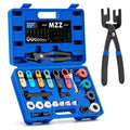Fuel Line Disconnect Tool Kit 26pcs – Master Quick Disconnect Set with AC & Transmission Disconnect Pliers for Fuel Line Removal