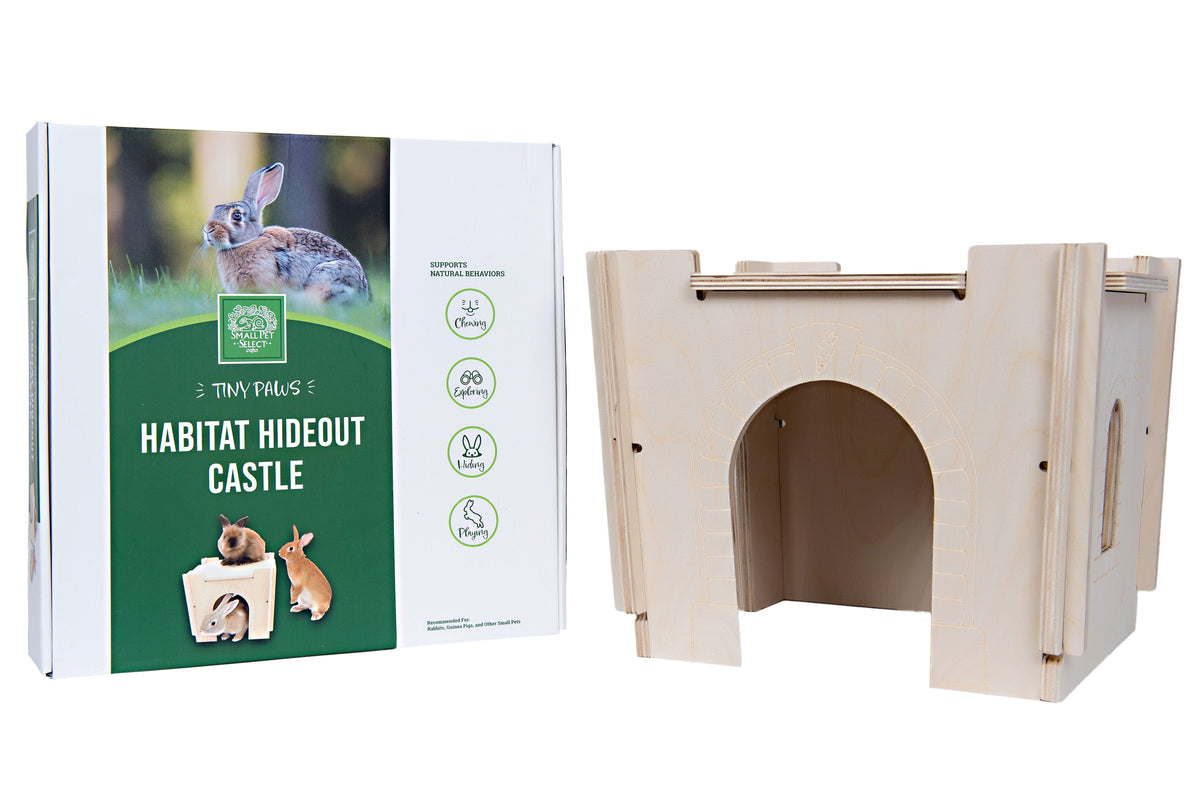 Small Pet Wooden Hideout Castle Default Title