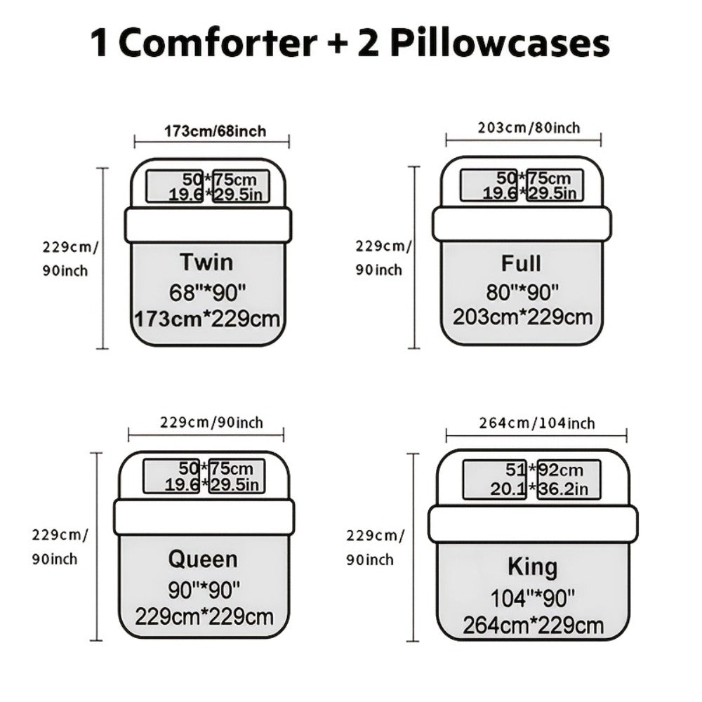 Gaming Controller Print Comforter Set with Two Pillowcases, 180 GSM Fill and Twin, Full, Queen or King Sizes