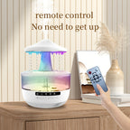 Aromatherapy Diffuser Humidifier Upgraded Colorful Raindrop Music Design 7-Color LED Night Light Large Capacity Quiet Operation for Bedroom