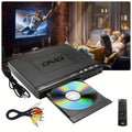 1080P Full Region DVD Player for Elderly, HD AV Output USB Direct Read Smart Error Correction, Easy Home DVD Player with Remote Control