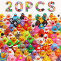 Mini Rubber Ducks Bulk Set, 2" Floating Bath Toy Variety for Kids, Cute Assorted Ducks for Bath Time